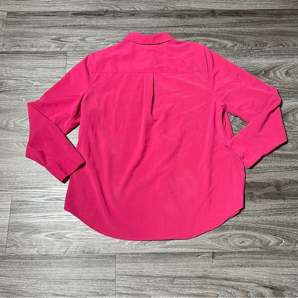 Chico's Vibrant Pink Button-Up Shirt - Picture 3 of 7